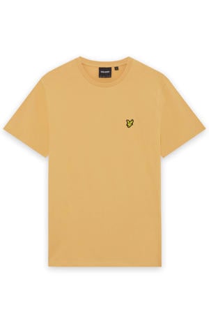 regular T-shirt geel