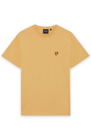 regular T-shirt geel