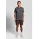 Lyle & Scott regular gestreepte T-shirt donkerblauw