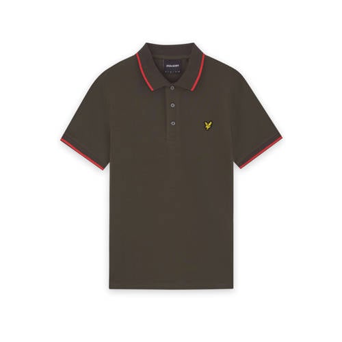 Lyle & Scott regular polo donkergroen afbeelding