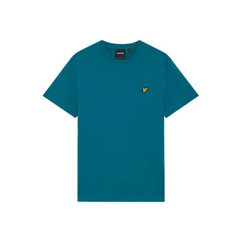 Lyle & Scott regular T-shirt petrol afbeelding