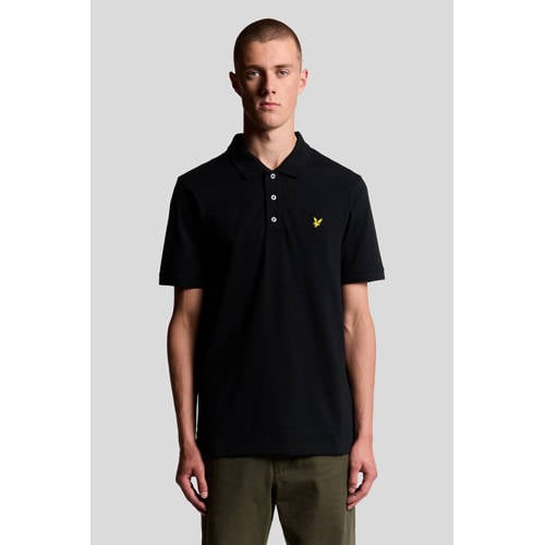 Lyle & Scott regular polo zwart afbeelding