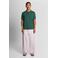 Lyle & Scott regular polo fijn gebreid groen