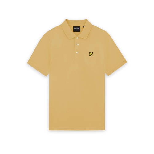 Lyle & Scott regular polo geel afbeelding