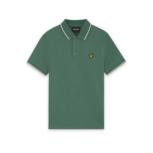 Lyle & Scott regular polo groen afbeelding