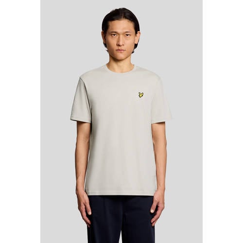Lyle & Scott regular T-shirt beige afbeelding