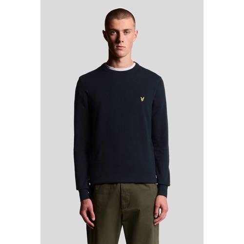 Lyle & Scott gebreide trui donkerblauw afbeelding