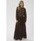Saint Tropez maxi rok donkerbruin
