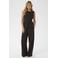 Saint Tropez gilet met krijtstreep donkerbruin