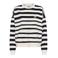 Saint Tropez gestreepte sweater donkerblauw