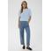 Saint Tropez top lichtblauw grof gebreid