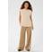 Saint Tropez high waist casual broek beige