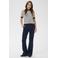 Saint Tropez gestreepte gebreide trui wit
