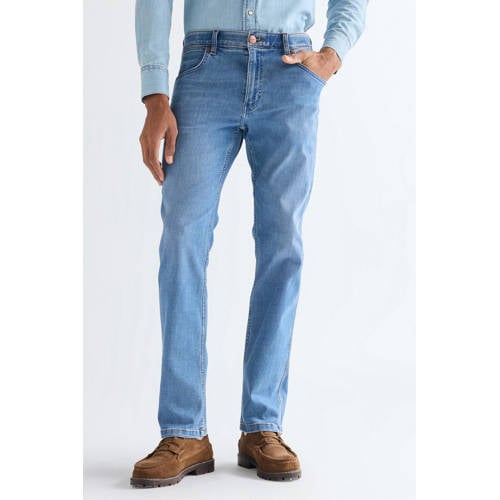 Wrangler Greensboro straight leg jeans tobacco ice afbeelding