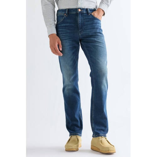 Wrangler Greensboro straight leg jeans stormforge blue afbeelding