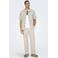 ONLY & SONS ONSSINUS loose casual broek met linnen beige