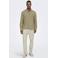 ONLY & SONS ONSLINUS tapered casual broek met linnen ecru