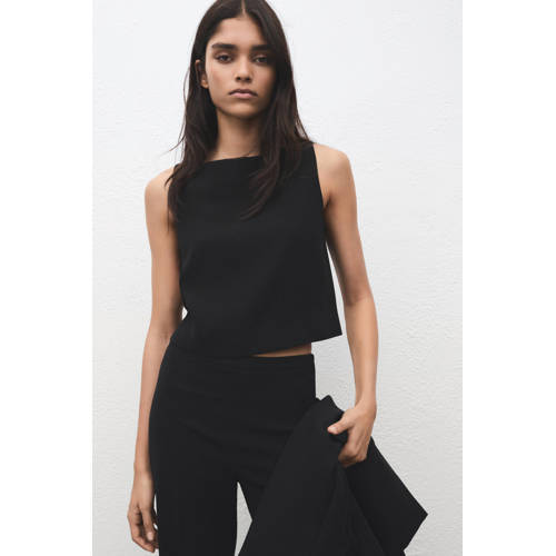 Mango top zwart afbeelding