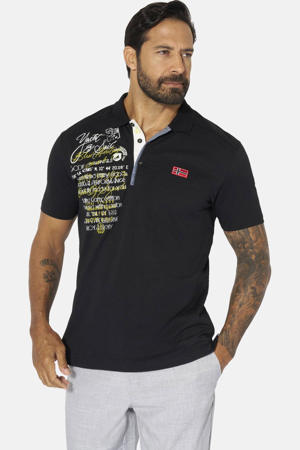 oversized polo Plus Size JANO zwart