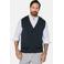 Jan Vanderstorm gilet met wol Plus Size TANE petrol