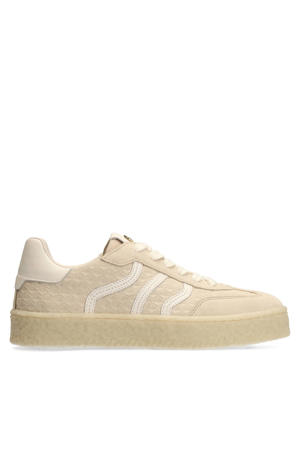 leren sneakers ecru