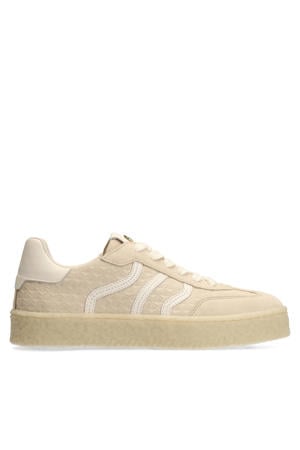 leren sneakers ecru