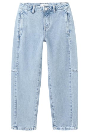 barrel jeans light blue denim
