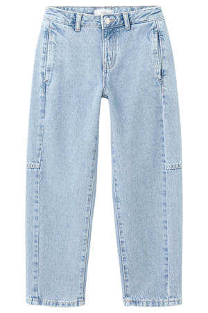 barrel jeans light blue denim