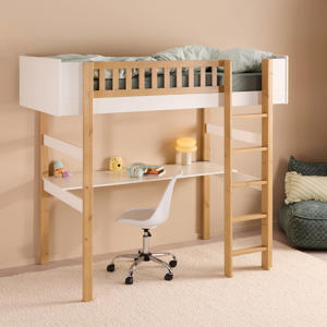 kinderhoogslaper met bureau Seto (90x200 cm)