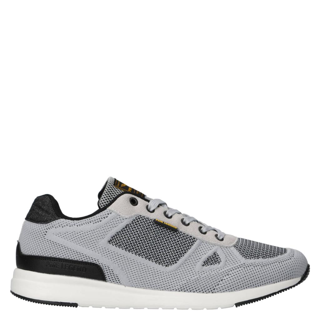 Grijze heren PME Legend Dornier sneakers van textiel met veters
