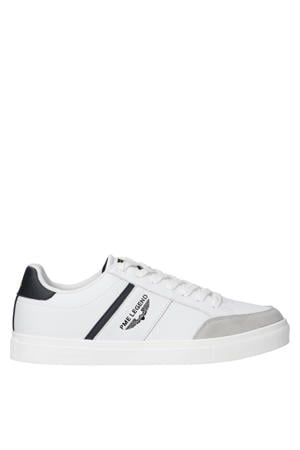 Eclipse leren sneakers wit