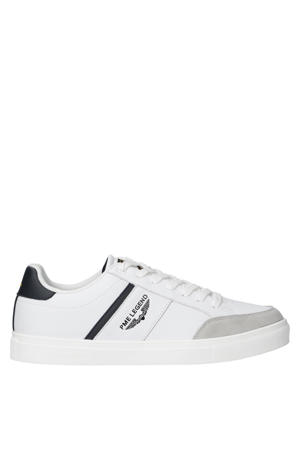 Eclipse leren sneakers wit