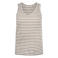 NUKUS gestreepte singlet ecru met lurex
