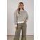 NUKUS gestreepte sweater groen