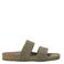 JACK & JONES JFWMalta suède slippers olijfgroen