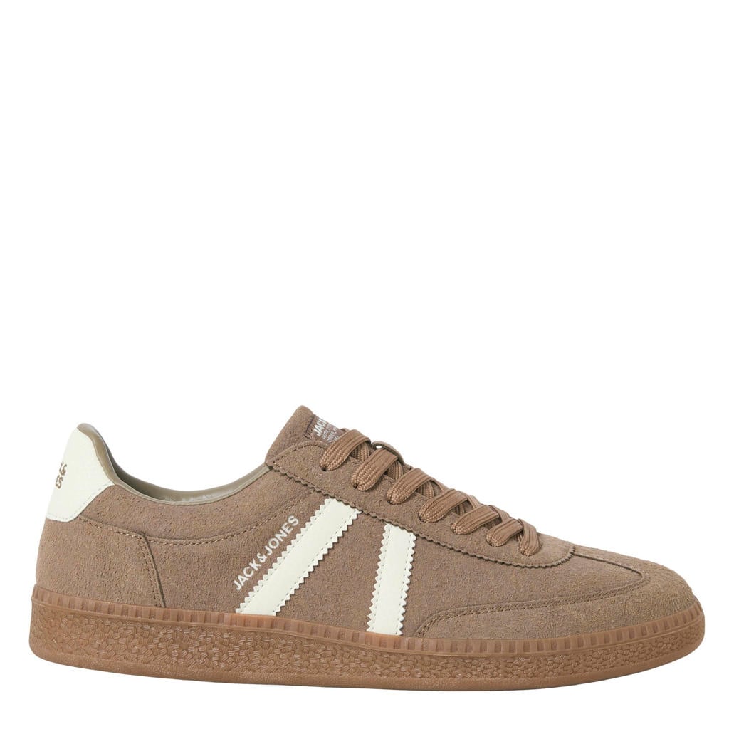 Bruine heren JACK & JONES Jfwkirk Sneaker sneakers van suèdelook met veters