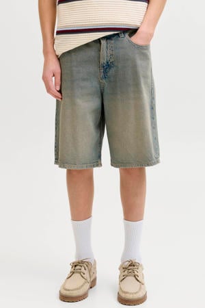baggy short medium blue denim