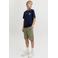 JACK & JONES JUNIOR relaxed high waist cargo short olijfgroen