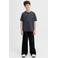 JACK & JONES JUNIOR T-shirt met backprint donkerblauw