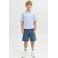 JJ REBEL JUNIOR baggy short medium blue denim