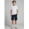 JJ REBEL JUNIOR slim sweatshort donkerblauw