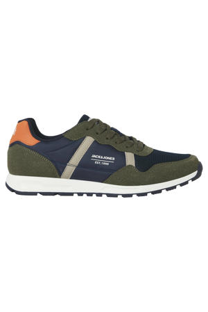Jfwharrow sneakers olijfgroen/donkerblauw