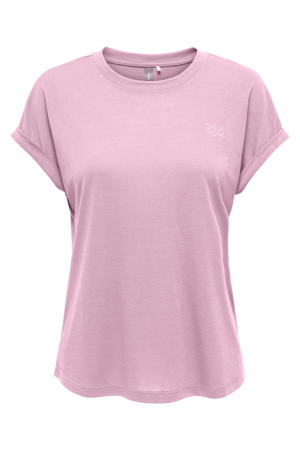 sport T-shirt ONPFREI lichtroze