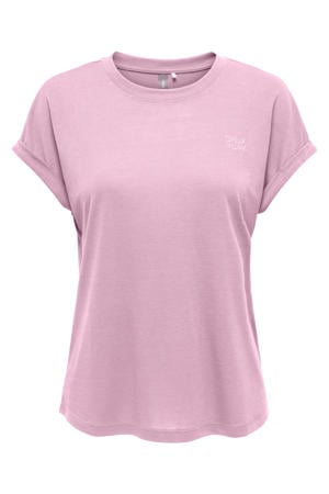 sport T-shirt ONPFREI lichtroze