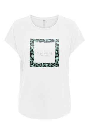sport T-shirt ONPAUB wit