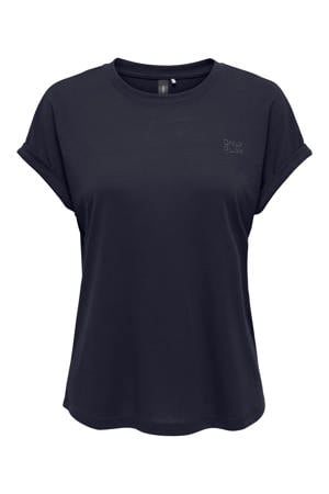 sport T-shirt ONPFREI donkerblauw
