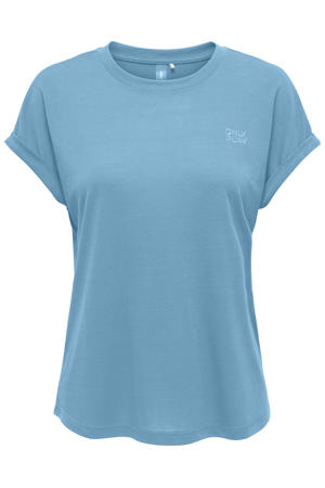 sport T-shirt ONPFREI blauw