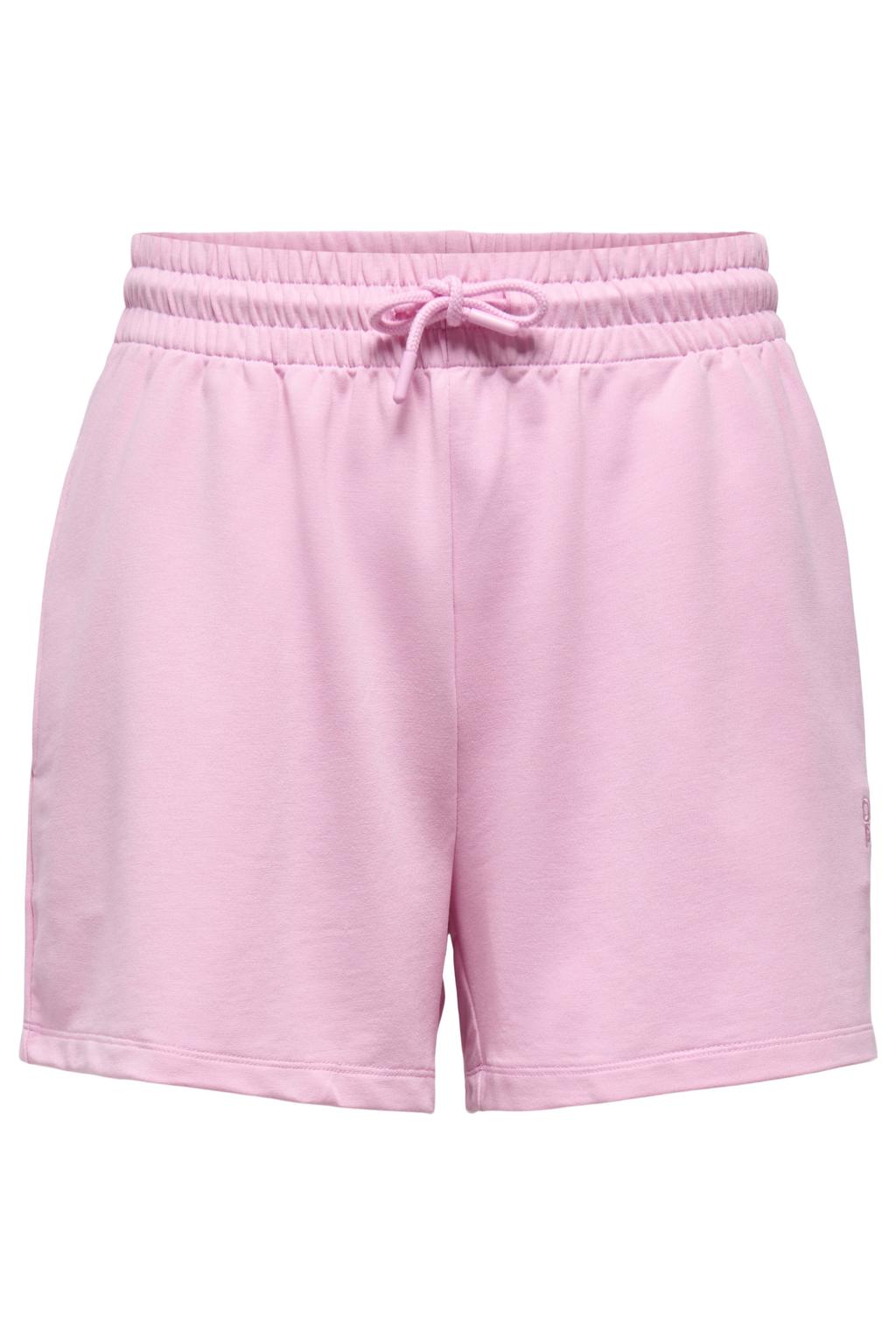 Lichtroze dames ONLY PLAY sportshort van polyester met regular fit en regular waist