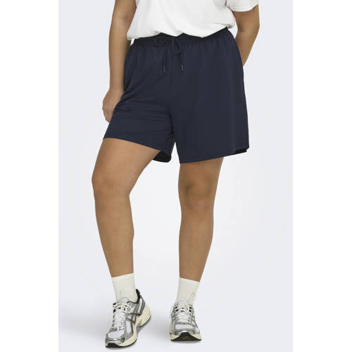 ONLY PLAY CURVY sportshort ONPFREI donkerblauw afbeelding