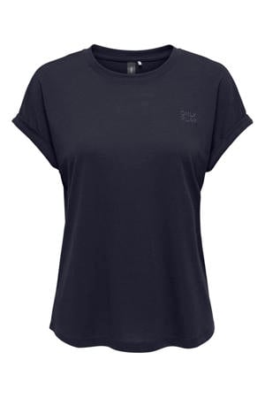 sport T-shirt ONPFREI  donkerblauw